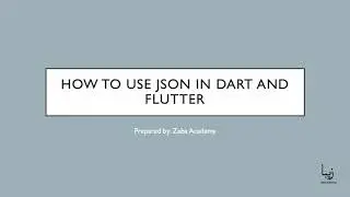 How to use JSON in Dart and Flutter?