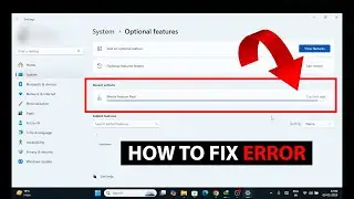 How to Fix Media Feature Pack install failed | media feature pack couldn't add Windows 10 , 11
