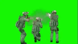 COMMANDOS FIGHTING GREEN SCREEN || Commando Fight Green Screen For Editing