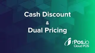 Cash Discount & Dual Pricing