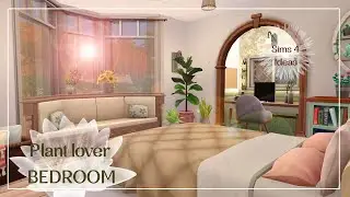 Plant lover bedroom 🌿 🌼  | The Sims 4 IDEAS | Speed Build