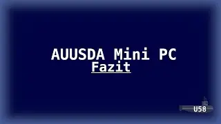 AUUSDA Mini PC - Das Fazit zum Mini PC