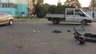 Очень жосткая авария на Даманском.