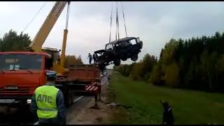 Уаз в кузов Камазу.mp4