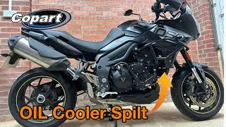 The COPART Project Triumph Tiger 1050 sport is COMPLETE