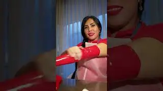ASMR | Long Latex Gloves Part 2