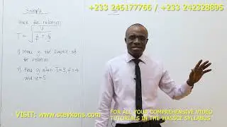 Change Of Subject And Substitution