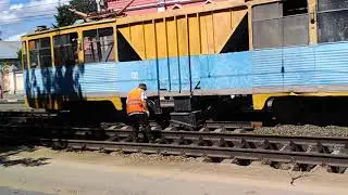 Railroad gravel cover