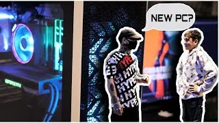 We surprised him with his first computer EVER and its a BEAST!!!