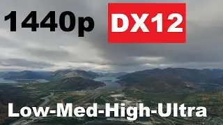 MSFS Microsoft Flight Simulator 2020 - 1440p - DX11 Vs DX 12 - Sim Update 8 - RTX 3060Ti