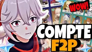 MON COMPTE 100% F2P (0€) APRÈS 4 ANS de JEU SUR Genshin Impact fr (Review compte)