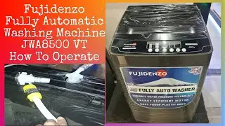 Fujidenzo Automatic Washing Machine JWA8500 VT | How To Operate