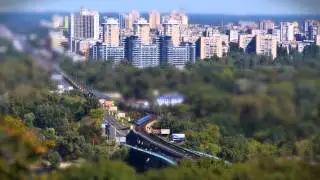 Киев Timelapse tilt shift