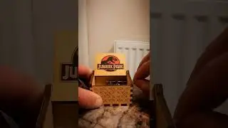 Jurassic Park Theme music box #jurassicpark #jurassicworld #musicbox