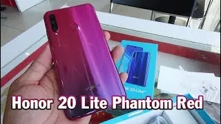 Unboxing Honor 20 Lite Phantom Red color