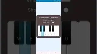 App Piano projeto #sketchware com hrml css javascript