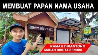 MEMBUAT PAPAN NAMA USAHA ( BALIHO )