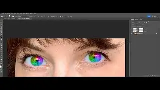 Rainbow Eyes Photoshop Tutorial