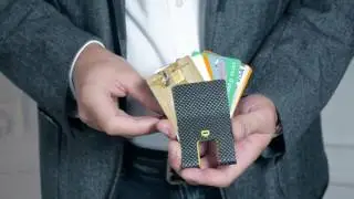 ÖGON Smart Wallet 3C Carbon Card Clip
