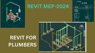 Revit MEP. Plumbing a 5th Level Bathroom. Water Closet. Washer. Section Views. Sanitary.