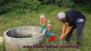Amazing Idea to make impressive manual water pump #shorts #diy #home #freeenergy