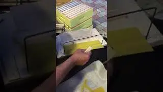 Наващивание деревянной рамки альпийского улья мфу в походных условиях
