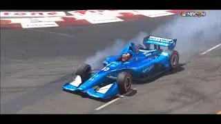 Indycar 2019: Long Beach All Crashes Compilation