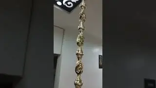 Brass Swing chain link 7 ft set #9422344317