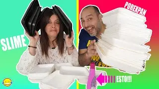 WE MAKE THE WORST GLUE-FREE SLIME IN THE WORLD | What happens if you mix polystyrene with acetone...