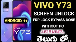 VIVO Y73 SCREEN UNLOCK & FRP LOCK BYPAS DONE BY WITHOUT PC | KRISH MOBILE |TELUGU |