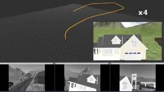 Omnidirectional Visual Inertial Odometry Gazebo Simulation