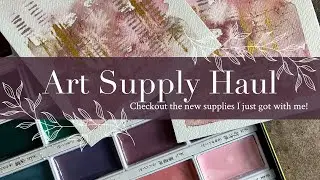 Art Supply Haul: Discovering Unique Japanese Watercolors and Creative Prompts