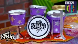Make a Drum Kit Desk Tidy | CBBC