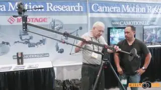 Camera Motion Research iFootage Minicrane M1 III Video Jib and Wild Bull T5 Tripod - NAB2016