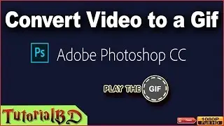 How to Convert a Video into an Animated GIF in Photoshop very easily