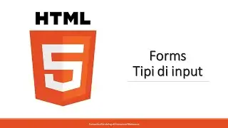 HTML5 - Tutorial 20: FORMS | Input Types in HTML