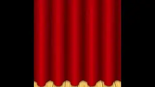Draw a curtain and stage using the Graphic Image Manipulation Program (G.I.M.P.)