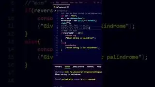Day2 Of Js Interview QuestionsHow to find given string is palindrome or not