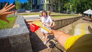 INSTEAD OF GOING ABOUT YOUR BUSINESS I HELPED A CRAZY GIRL (Romantic parkour chase)