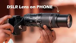 DSLR Lens on Mobile Camera - 100% Working 🤩
