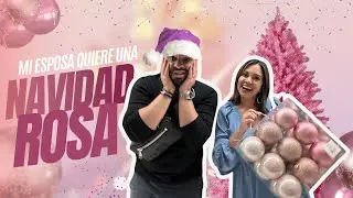 MI ESPOSA QUIERE UNA NAVIDAD ROSA / Vlog