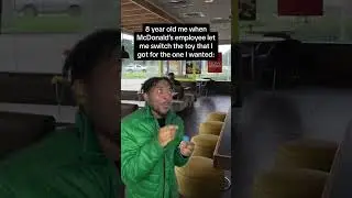 8 year old me at McDonalds