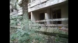 Заброшенные здания санаториев в Абхазии