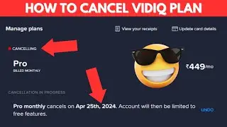 How to Cancel VidIQ Subscription (Easy Steps) | Downgrading VidIQ