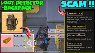 Loot Detector Backpack scam?😳 | PUBG METRO ROYALE