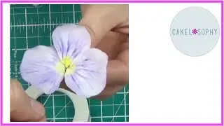 Pansy Flower Tutorial: Cold Porcelain  or Gumpaste  (2018)