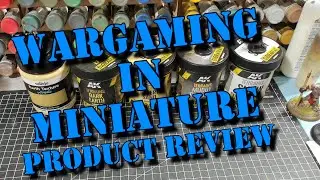 Wargaming in Miniature ☺  AK & Vallejo Texture Paste Comparison & Review