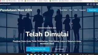 Cara Pembuatan Akun dan Pengisian Data Pendataan Non ASN 2022