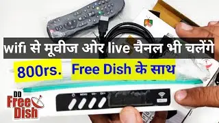 DD Free Dish HD Mpeg4 Inbuilt WiFi Set Top Box || Best Free Dish Tv HD Mpeg4 Set Top Box