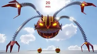 Pacman and Ms Pacman VS Robotic Arms Monster + More Pacman Adventures